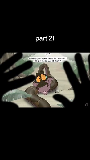 Meet Kaa part 2! Art by Nya #kaa #Disney #junglebook #hypnosis #hypnotize #snake #snek