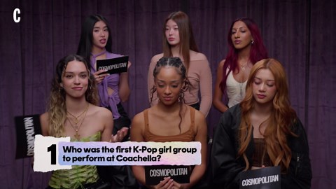 KATSEYE Gets Quizzed on Spice Girls, LE SSERAFIM & More Iconic Girl Groups | Cosmopolitan