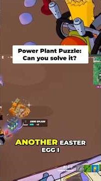 Fortnite Easter Egg: Power Plant Puzzle Revealed! #fortnite #gameclips #simpsons