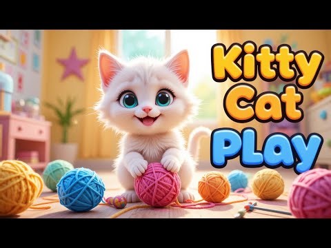 Kitty Cat Play | Nursery Rhymes | Lala Rhymes