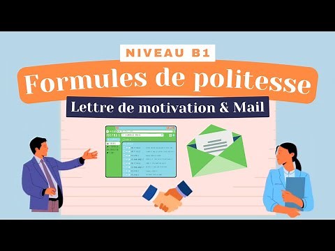 Formal greetings: letters and emails - French course (Level B1) - Vocabulary lesson