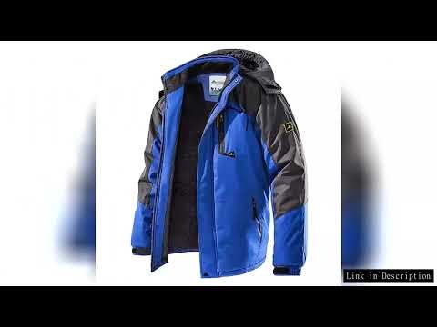 Men's Winter Parkas Outdoor Jacket Thicken Fleece Warm Waterproof Windbreaker Ski Jackets Climb Men