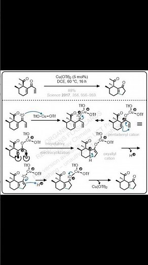 Nazarov cyclization #organicchemistry