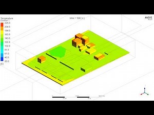 リフロー工程条件による基板の温度解析