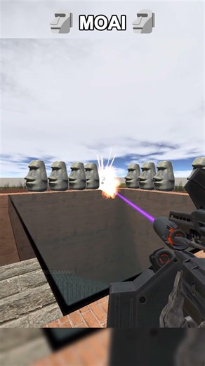 MOAI NEXTBOTS 🗿🗿🗿 IN GARRY'S MOD CHAOS #garrysmod #shorts