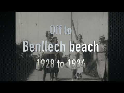 Benllech beach 1928 and 1934