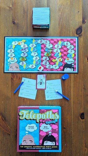 Telepaths - Couple vs Couple The perfect game for a lazy Sunday afternoon Outset games has got you covered! . . . . . #gameday #gamenight #couplesgame #couplesgames #coupleschallenge #boardgames #outsetgames #telepaths #couplevscouple #familygamenight #battle #fightnight #familyfun #dateideas #dateidea #shopsmall #shoplocalalberta #shoplocalab #sylvanlake #october | Baby Footprint