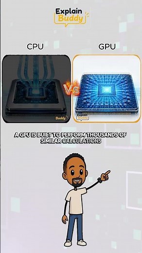 CPU vs GPU. Who Does the Heavy Work? 🖥️