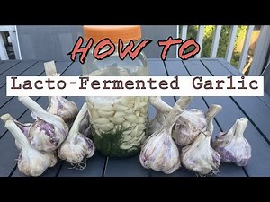 How To: Lacto- Fermented Garlic Tutorial