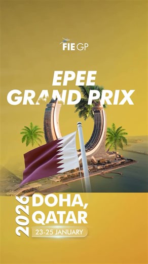 Olympic Fencing on Instagram: "🇶🇦 Doha Epee Grand Prix brings together the world’s best epee fencers from 23–25 January! ⚔️ 🔴 Watch exclusively on FencingTV.com 🤺 Who’s winning 🥇 this year? Tell us below 👇 #fencing #escrime #esgrima #doha #qatar"