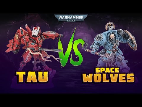 Tau vs Space Wolves: A Warhammer 40k Battle Report | 10th Edition 2000pts