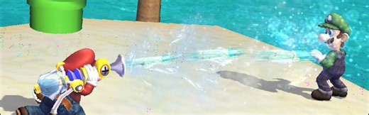 Mario's F.L.U.D.D. is good for edge-guarding, but better for stage recovery - Super Smash Bros. 3DS highlights video