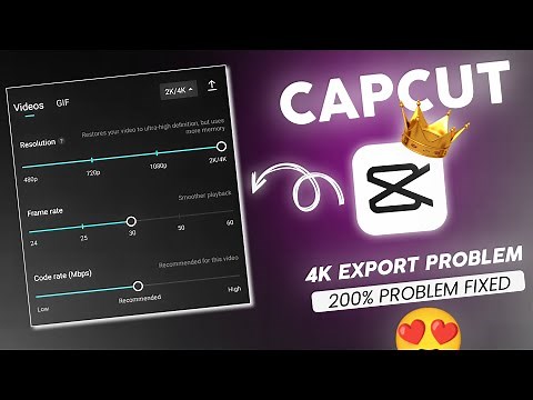 Capcut 4K VIDEO EXPORT Problem Solve✅