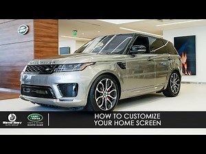 How To Customize Your Range Rover Home Screen