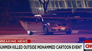 Gunmen opened fire at Mohammed cartoon event