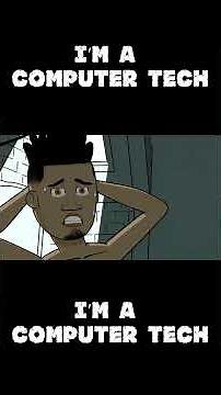 I'm a computer tech 😆 🤣 #animation #comedyshorts #cartoon #funny #kgeetvcartoons #animation