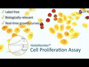 HoloMonitor® Cell Proliferation Assay
