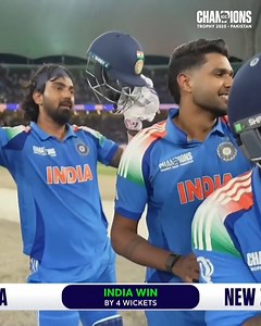 4.9M views · 118K reactions | India's hour of glory 朗 The Men in Blue win the ICC Men’s Champions Trophy 2025 #ChampionsTrophy | ICC - International Cricket Council | Facebook