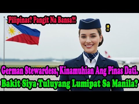 Dati'y Galit Sa 'Pinas, German Flight Attendant, Nahulog Ang Loob Pagtapak Pa Lang Sa Manila!