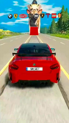 Cars Vs Dogs ❌🐶 - BeamNG.Drive #shorts #beamng #beamngdrive | Smilo