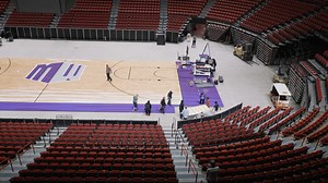 The journey from start to finish with Aacer Sports Flooring 🏆 | Mountain West Conference