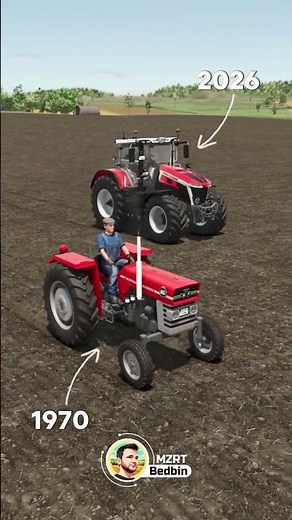 Massey Ferguson Tractors Evolution (1970 vs 2026) 🚜 | 56 Years of Farming Progress!