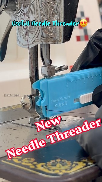 Needle Threader😍Needle Me Dhaga Dalne Ka Tool✅|Useful Tool For Threading In Needle😍#sewingmachine