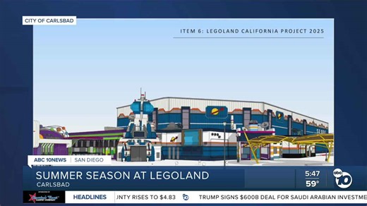 New thrill ride under construction at Legoland California