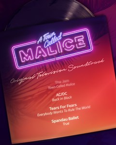 The soundtrack you're all talking about ✨🪩🕺 The original television soundtrack for #ATownCalledMalice is available on Spotify. Listen here: bit.ly/3K0GIYq | Sky TV