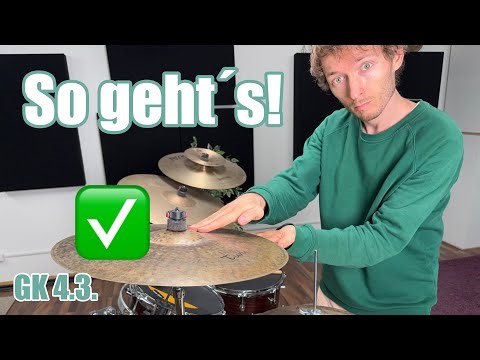 Machst du diese Fehler? So schlägst du Becken & Trommeln korrekt an! (Grundlagenkurs 4. 3.)