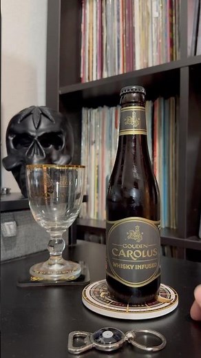 Gouden Carolous Whisky infused. Paired with a chill track. My favorite Belgian Brewery. #belgianbeer