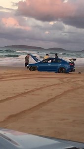 58K views · 302 reactions | What a place to get stuck  Lukey Pettigrew took this video at Rainbow Beach yesterday afternoon. He said the group of men were doing a photoshoot with the car when it "got so bogged the bumper snapped off the front". Oops! | Sunshine Coast Daily | Facebook