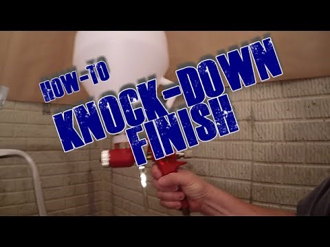 Texture Spray Gun - Harbor Freight - Knockdown Drywall Finish