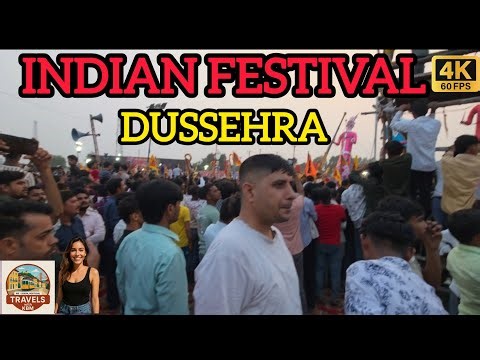 ✨ Dussehra Festival 2025 Walking Tour in India | 4K UHD | Vijayadashami Celebration