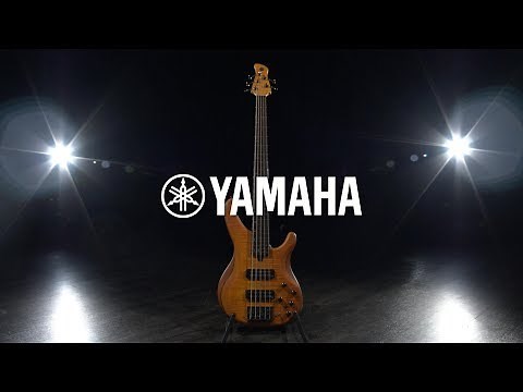 Yamaha TRBX605FM 5-String Bass, Matte Amber | Gear4music demo