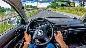【4K纯享】2001 大众帕萨特 Volkswagen Passat (1.9 TDI 130hp) POV 第一视角驾驶