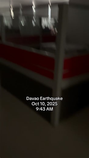 Office situation - Davao City Earthquake October 10, 2025; 9:43 AM #DavaoCity #Davao #Earthquake | DiscovDavao
