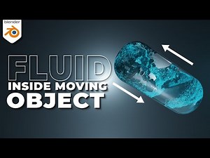 Fluid Inside Moving Object -Blender Flip Fluid Tutorial