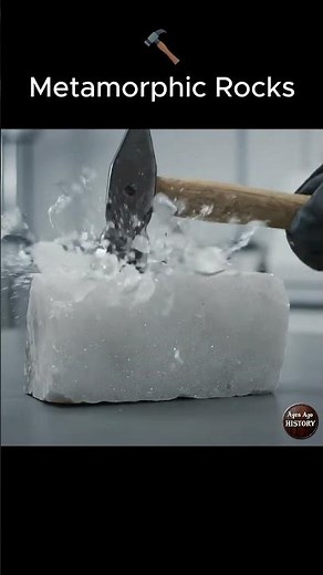 Breaking Metamorphic Rocks with Hammer