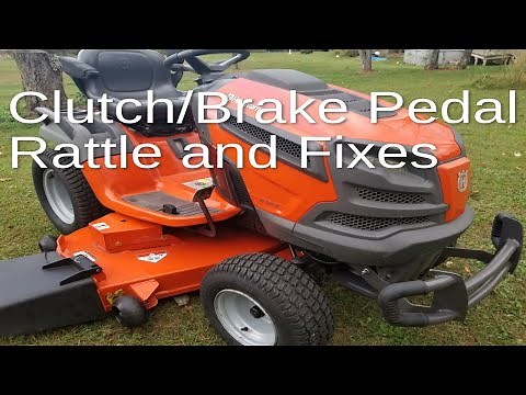 Husqvarna Lawn Mower Tractor Brake Clutch Rattle Vibration Noise Forensic Analysis and Fix