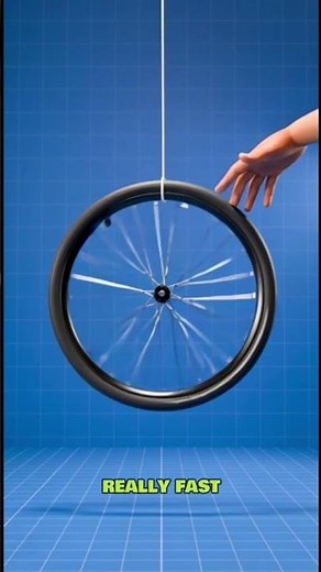 How A Spinning Wheel Defies Gravity 🤔 #facts