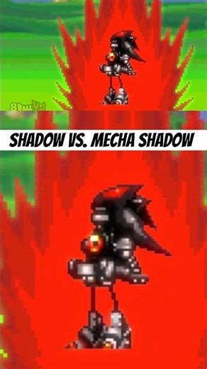 Shadow vs. Mecha Shadow #sonicthehedgehogz #sonic #sonicz