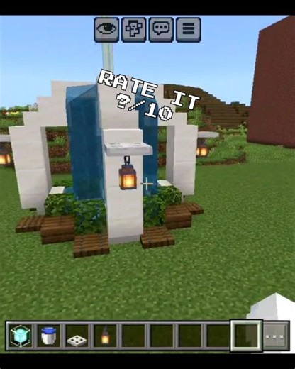 Minecraft Beacon Fountain ⛲ || SenseiPlayz || #minecraft #minecraftbuild #gaming #shorts