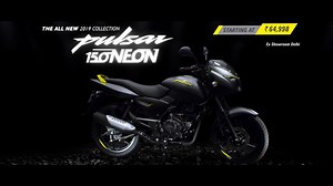 It’s time to light up the streets with the New Shade of Thrill. Introducing the New 2019 Edition Pulsar Neon, a machine inspired from the bright neon trails of the highways. Click here to book a test ride today. https://bit.ly/2CsQBLS | Bajaj Pulsar
