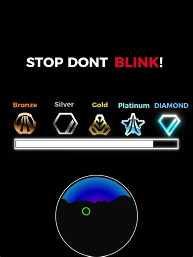 DON'T BLINK CHALLENGE: Can you reach Diamond? 💎 #shorts