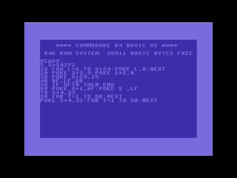 Basic Programming on the C64 05 : Sound and Music #1