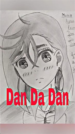 Drawing Dan Da Dan #anime #viralshorts #shorts