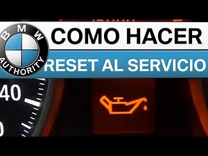 BMW - Como hacer reset a un servicio