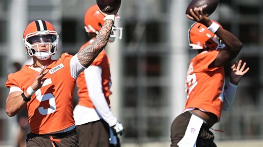 Browns' Dillon Gabriel assures 'entertainers' quip not about Shedeur Sanders
