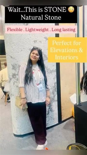 Found this flex stone at an exhibition and it’s one of the smartest materials for design.#flexstone